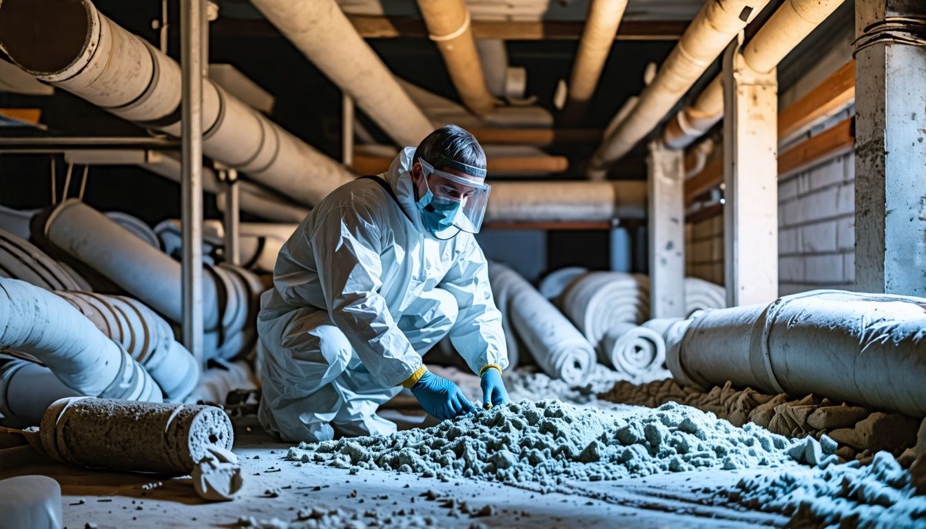 How can one determine the proper disposal method for a specific type of asbestos