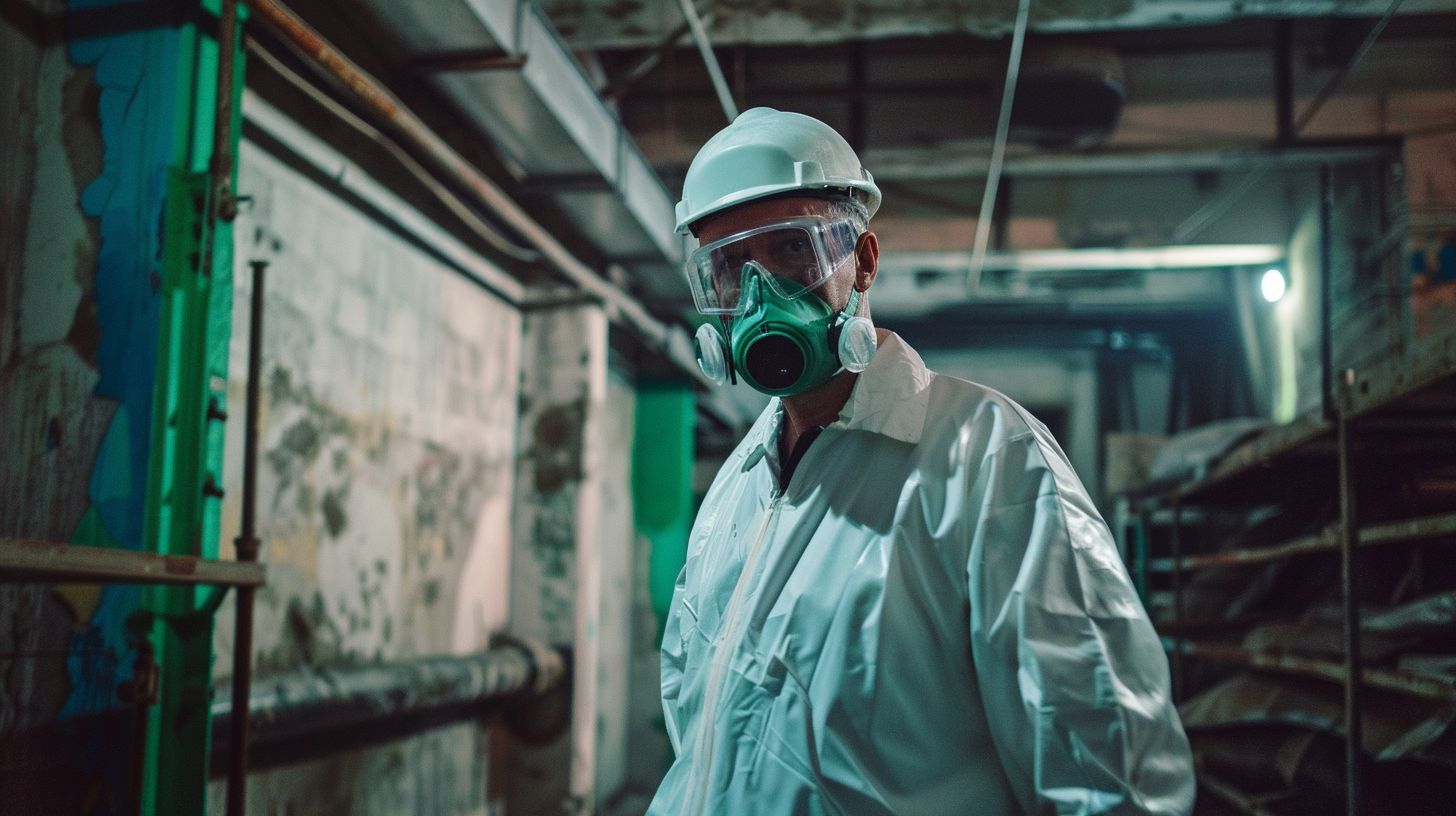 How does the UK government balance the costs of asbestos management with public safety concerns?