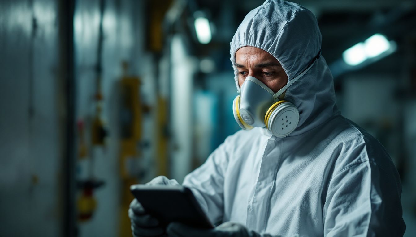 Are there any precautions that need to be taken during asbestos testing?