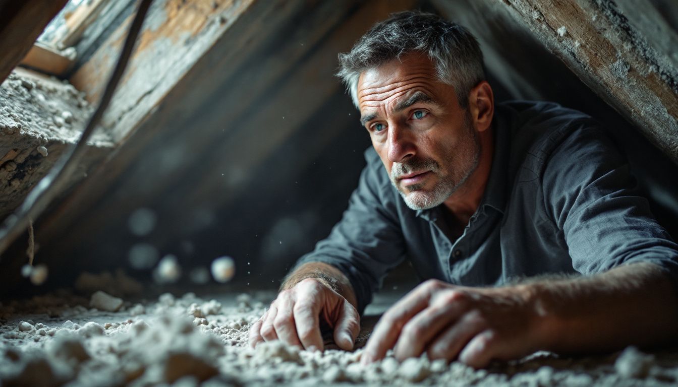 What is the purpose of conducting an asbestos survey in property transactions?