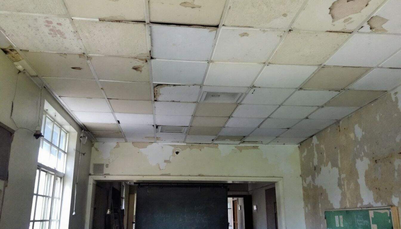 What is the responsibility of school boards in managing asbestos in their facilities?