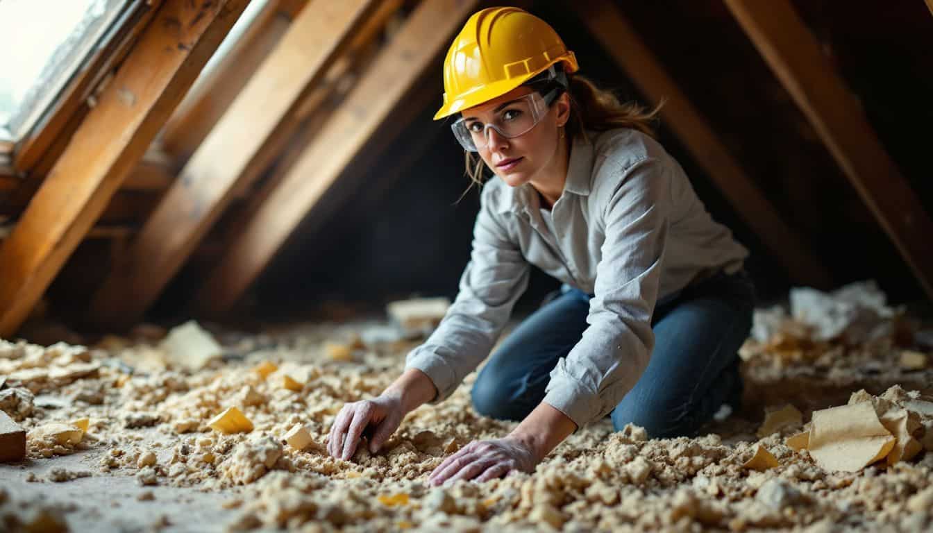 What precautions should you take if your home contains asbestos?