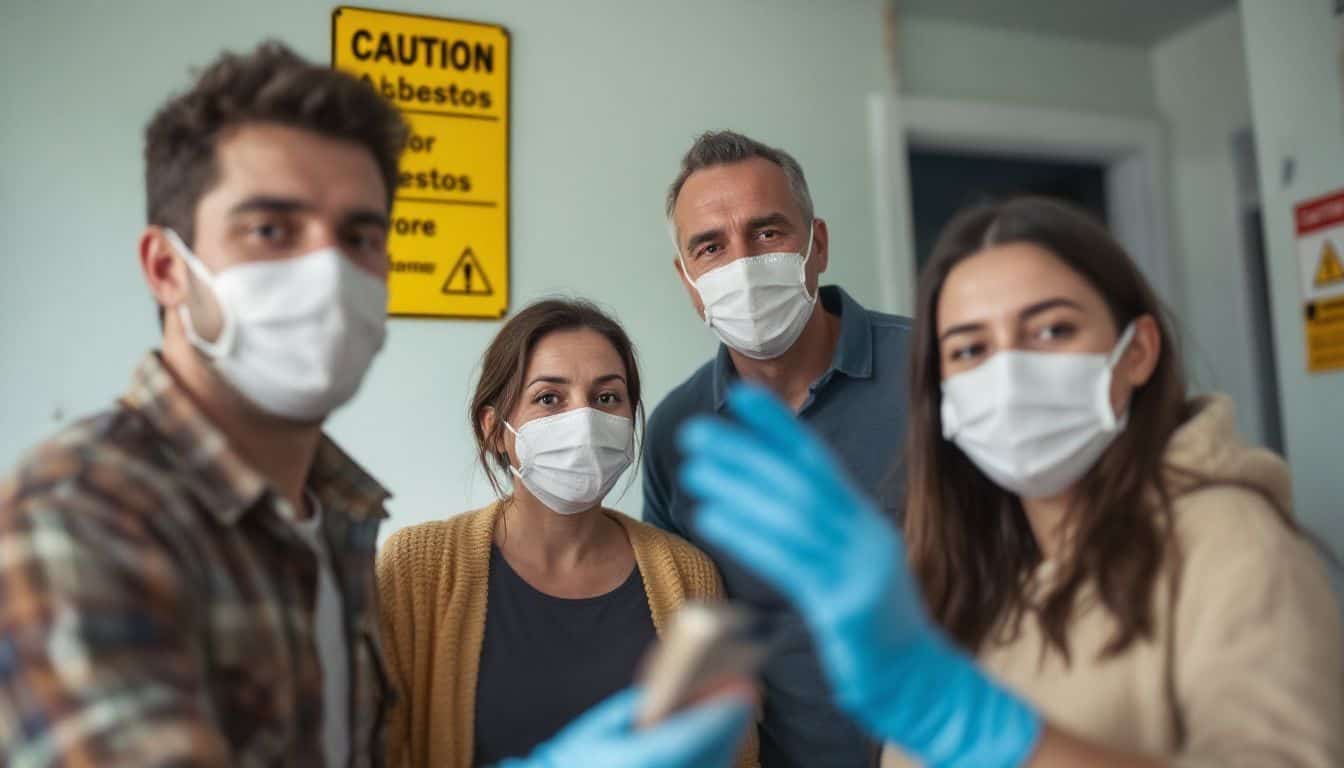 What safety measures should you take if you are planning to renovate a home that may contain asbestos?