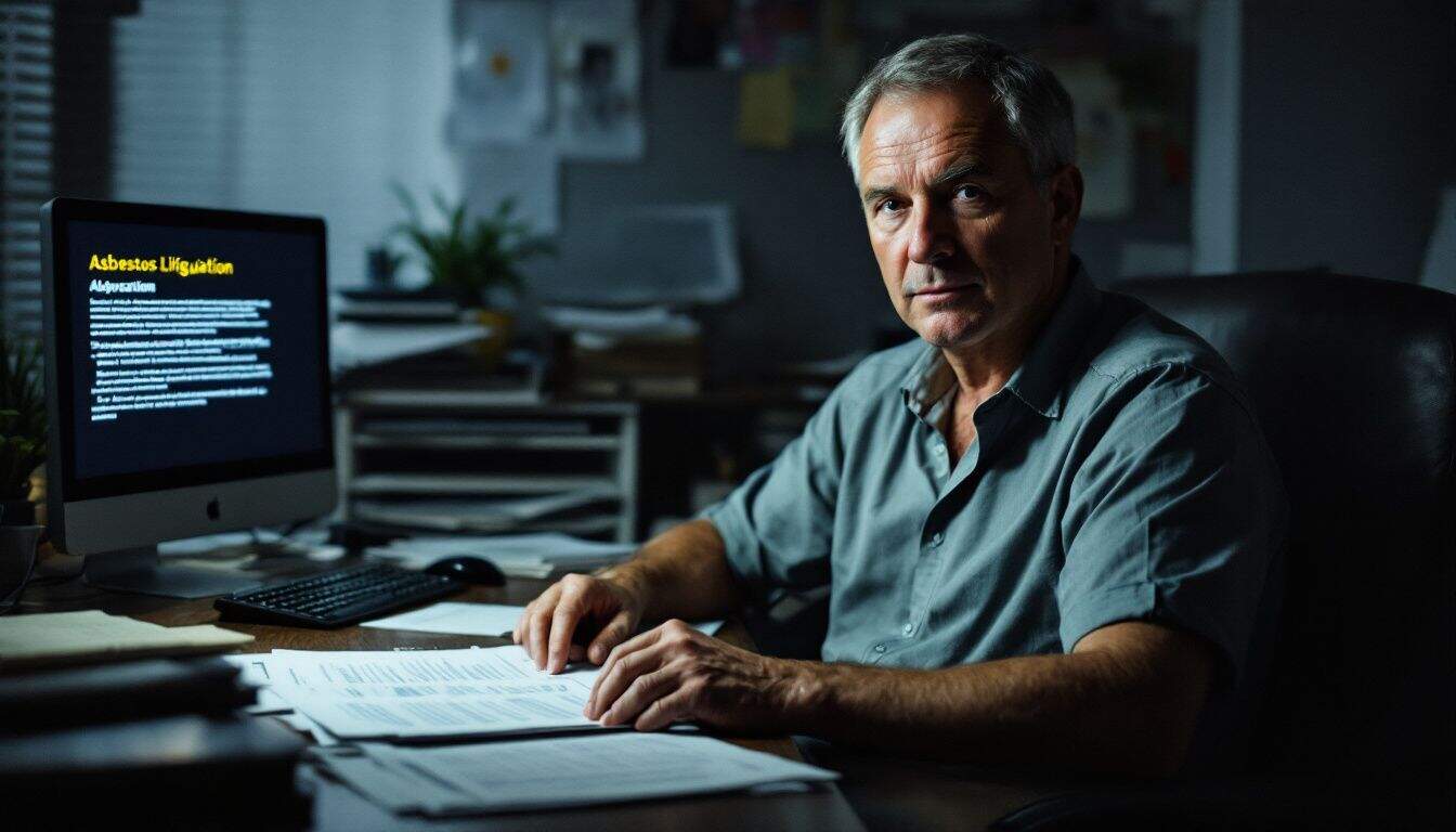 What role does the government play in protecting victims’ rights in asbestos litigation?