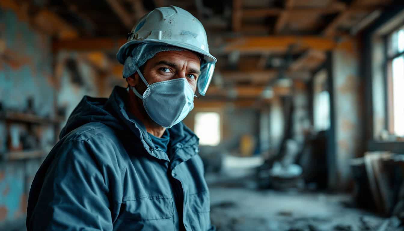How do asbestos management plans contribute to overall workplace safety?