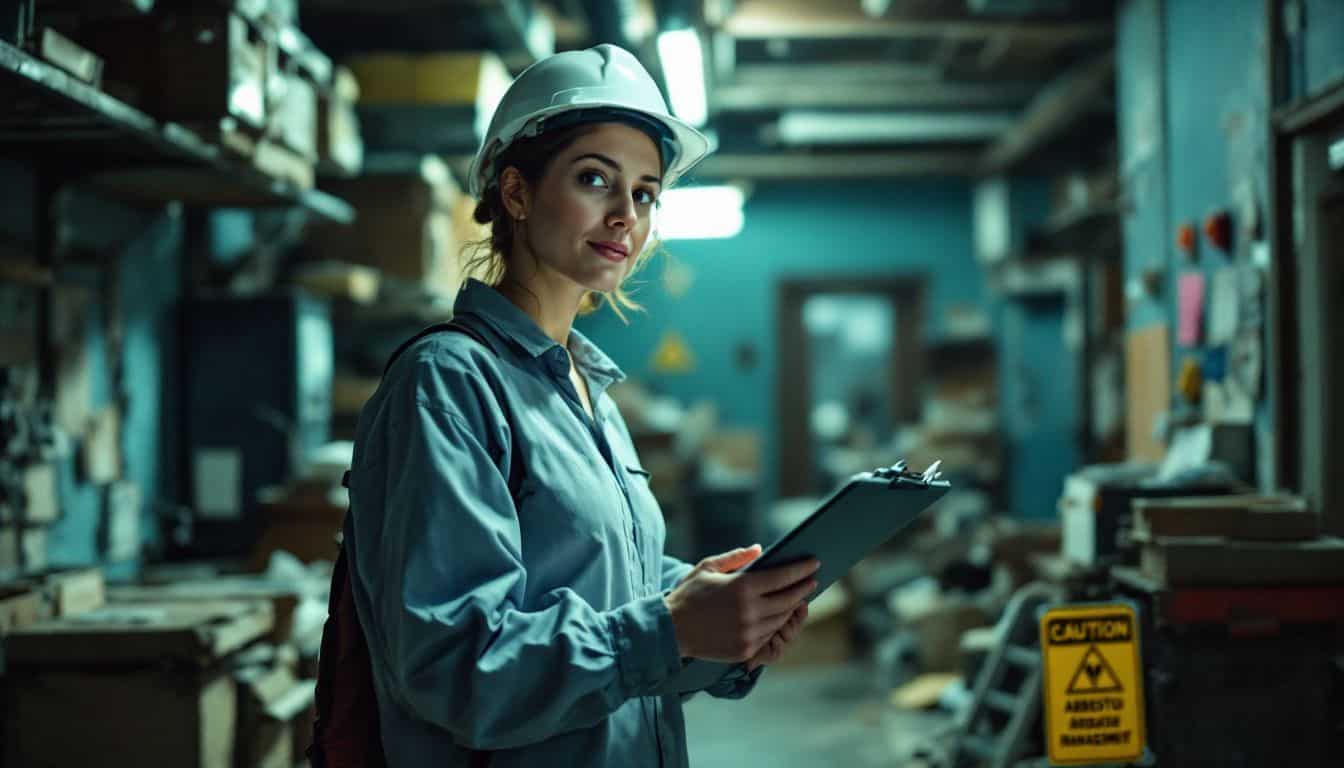 What potential obstacles or challenges may arise in implementing an asbestos management plan?