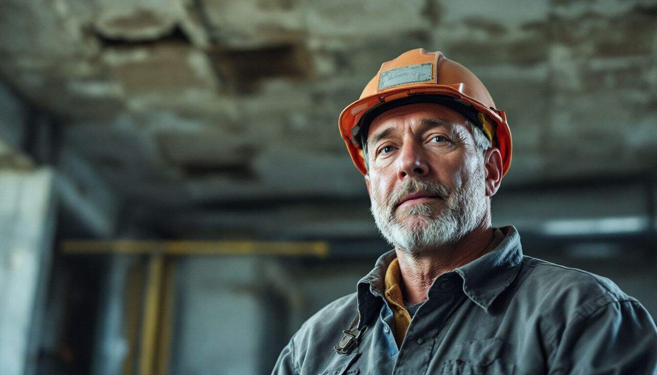 How does the presence of asbestos in the UK affect industrial settings?