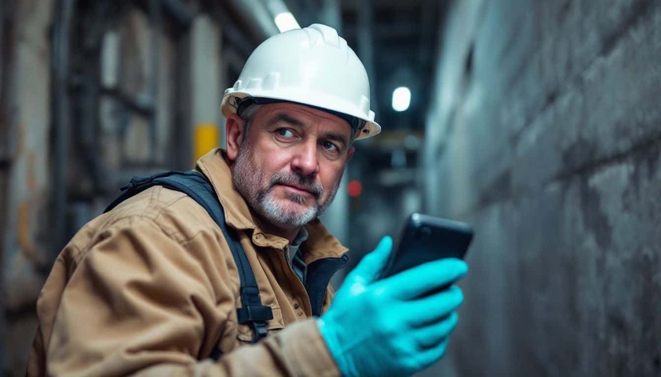 What are the qualifications required for conducting asbestos inspections in industrial settings?
