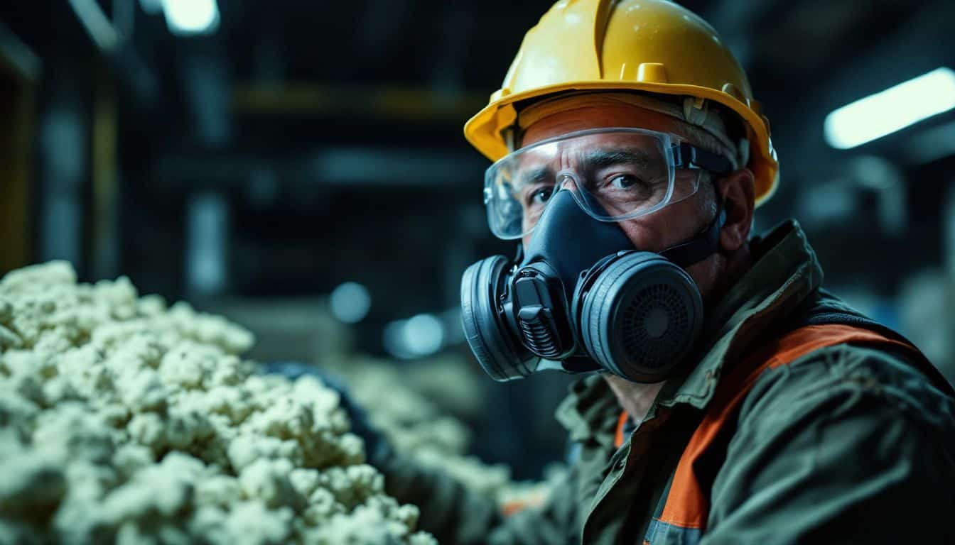 Are there any health risks associated with asbestos inspections in industrial settings?