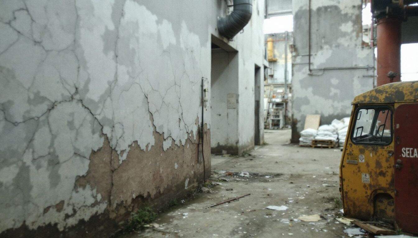 How do asbestos inspections impact the maintenance of industrial buildings?