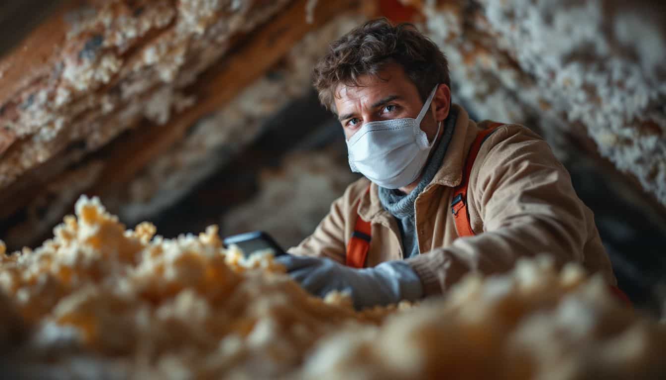 What precautions should homeowners take when dealing with potential asbestos materials?