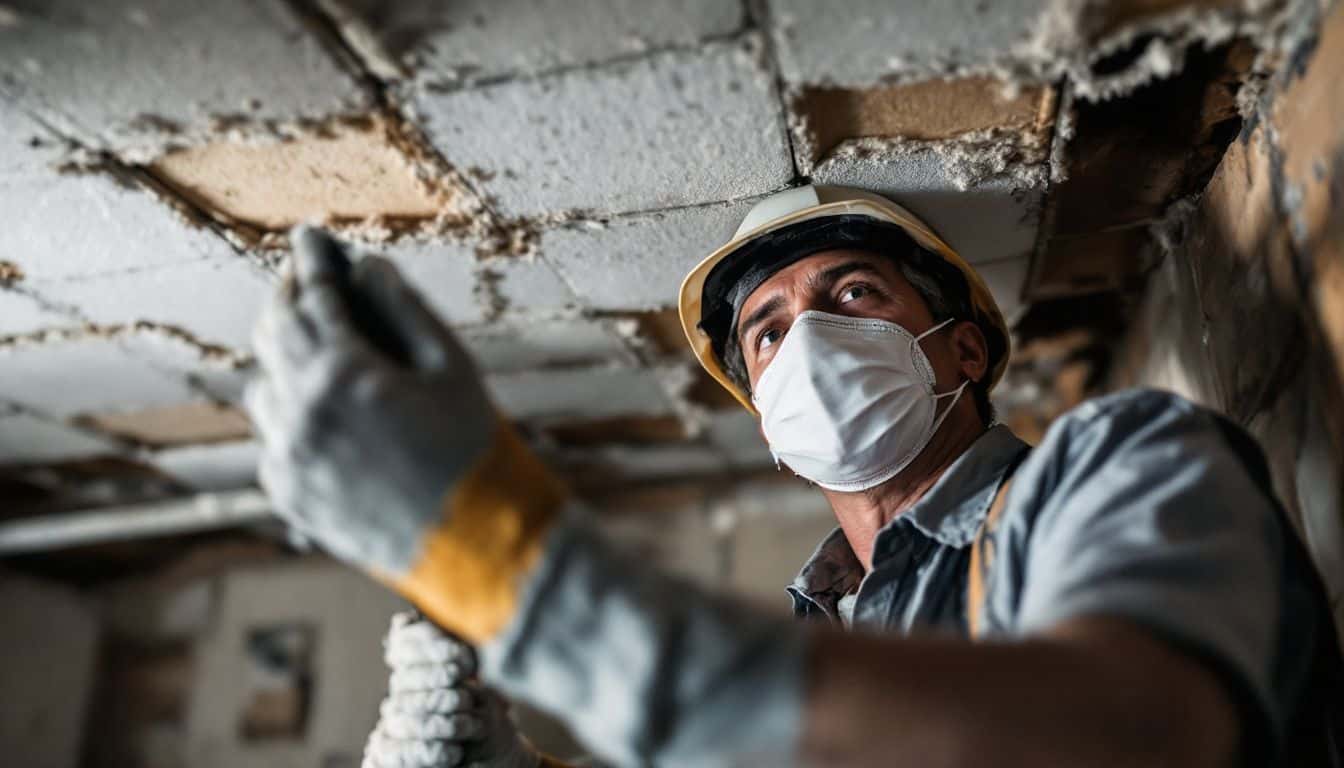 How does asbestos exposure in the workplace impact long-term health?