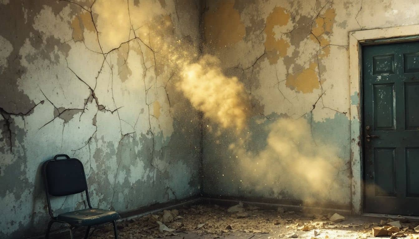 How does the long-term presence of asbestos in the environment affect overall public health?