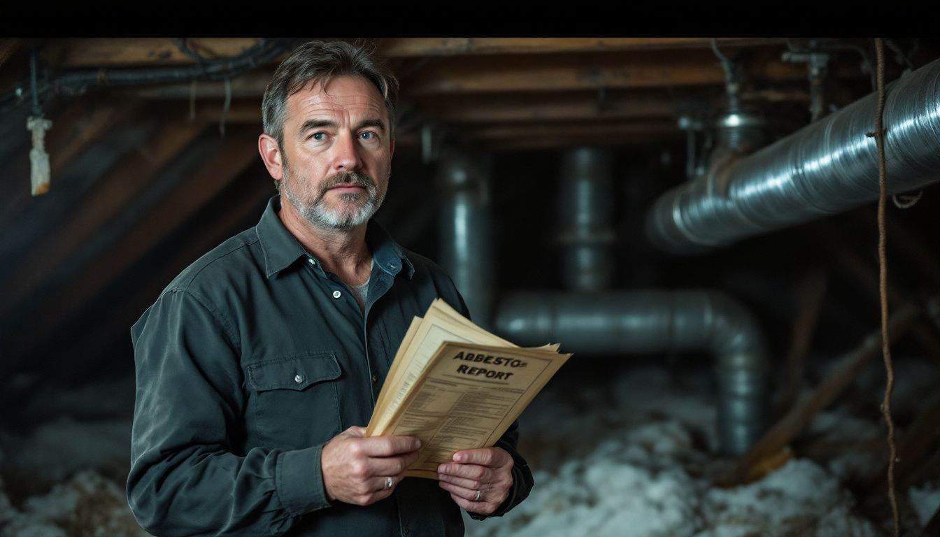 When should an asbestos report be updated?