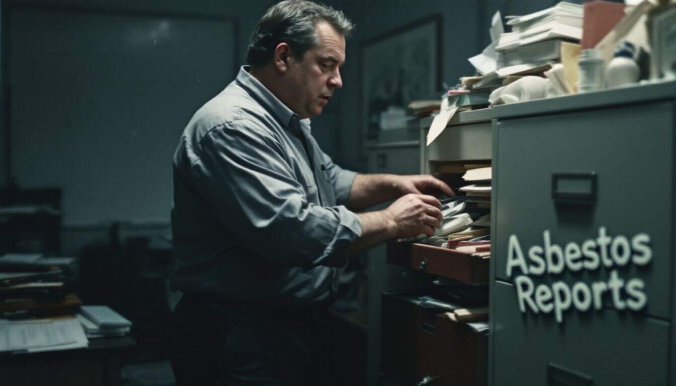 Are there any consequences for not updating asbestos reports when necessary?