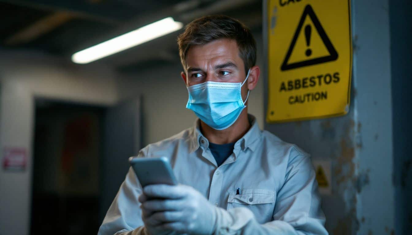 How does an asbestos report assist in protecting public health?