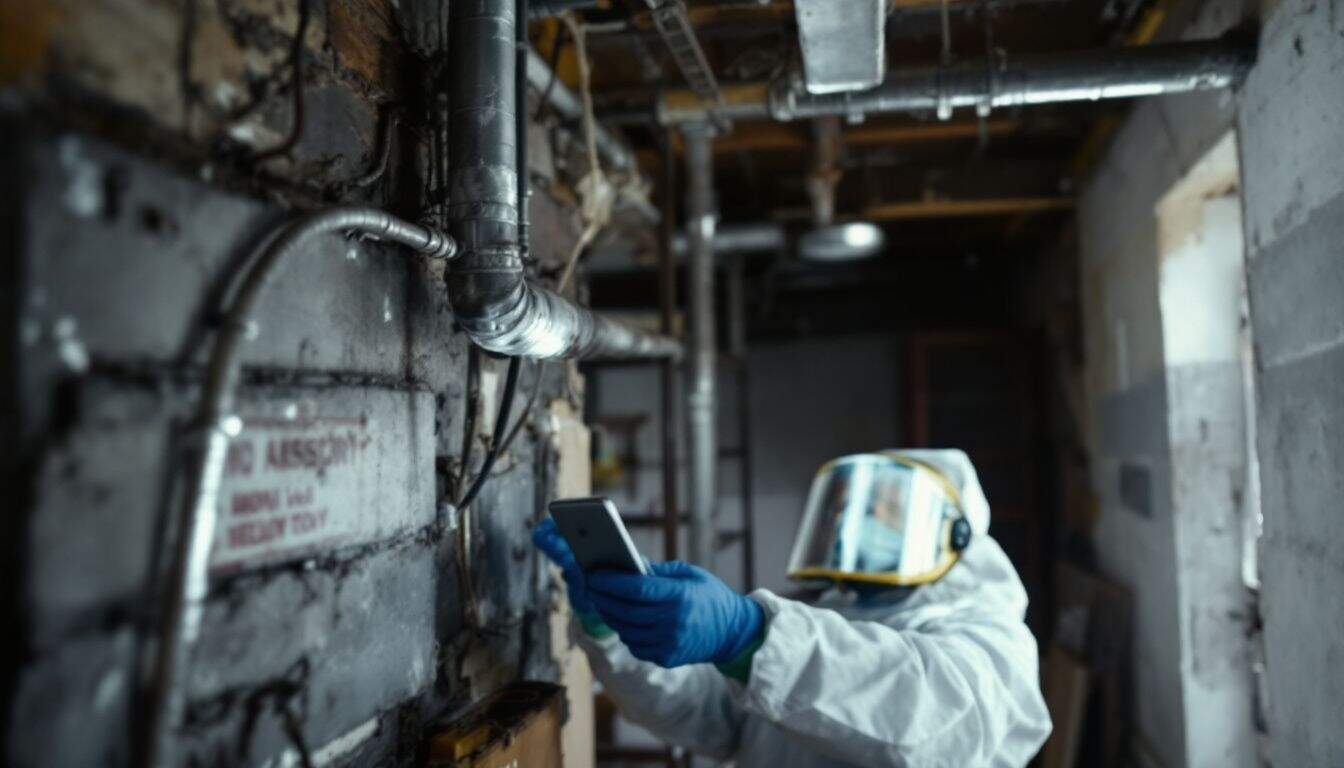 How does an asbestos survey protect the health of building occupants?