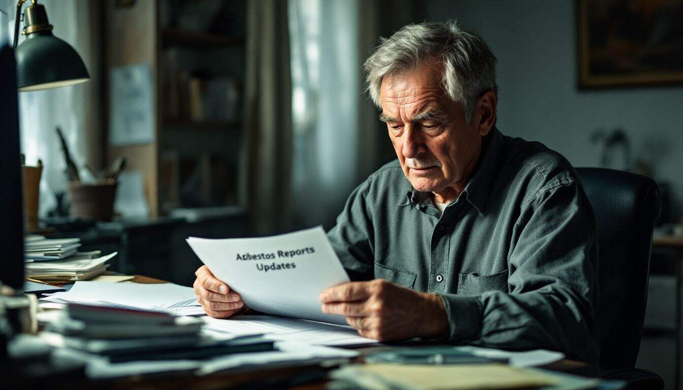 How often should asbestos reports be updated?