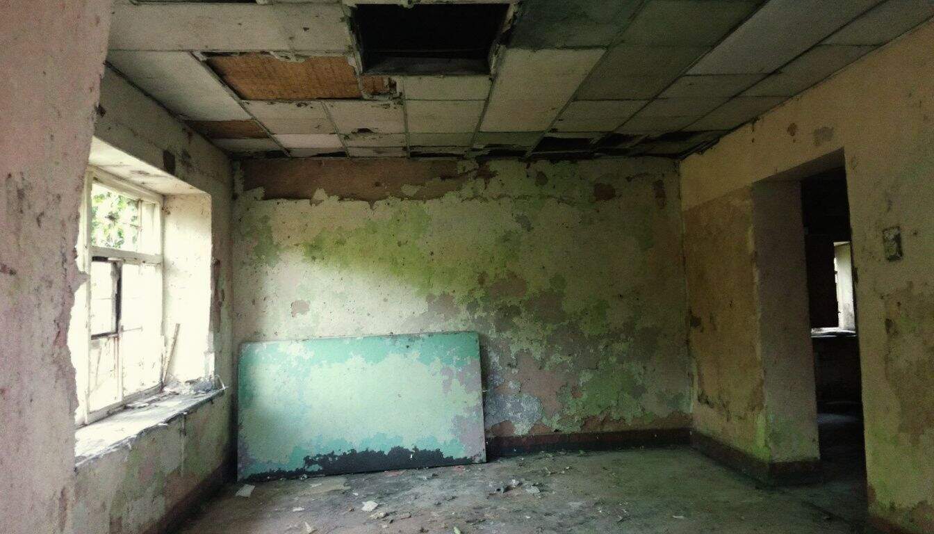 What are the key elements included in an asbestos survey report?