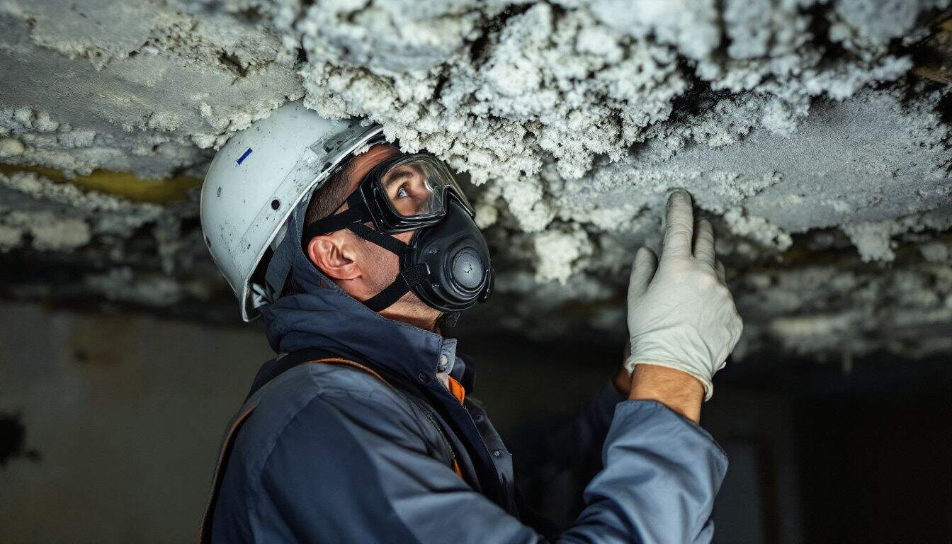 How do you handle the disposal of asbestos-containing materials in historic buildings?