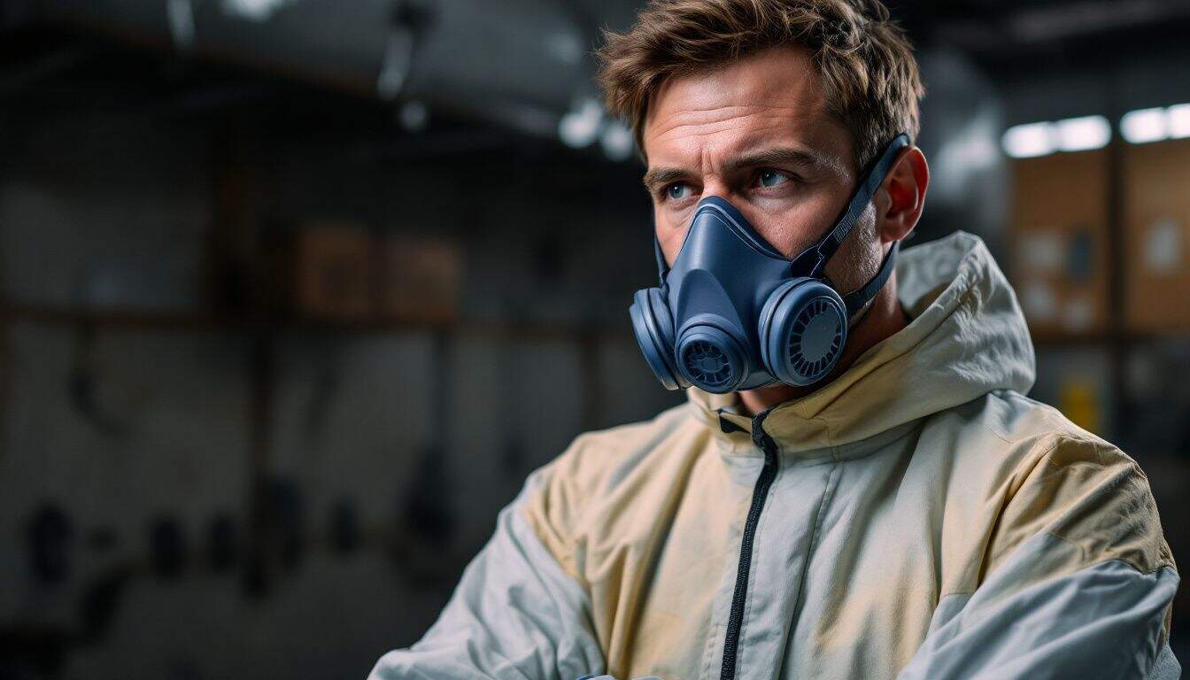 How does the aerospace industry monitor and test for asbestos in their facilities?