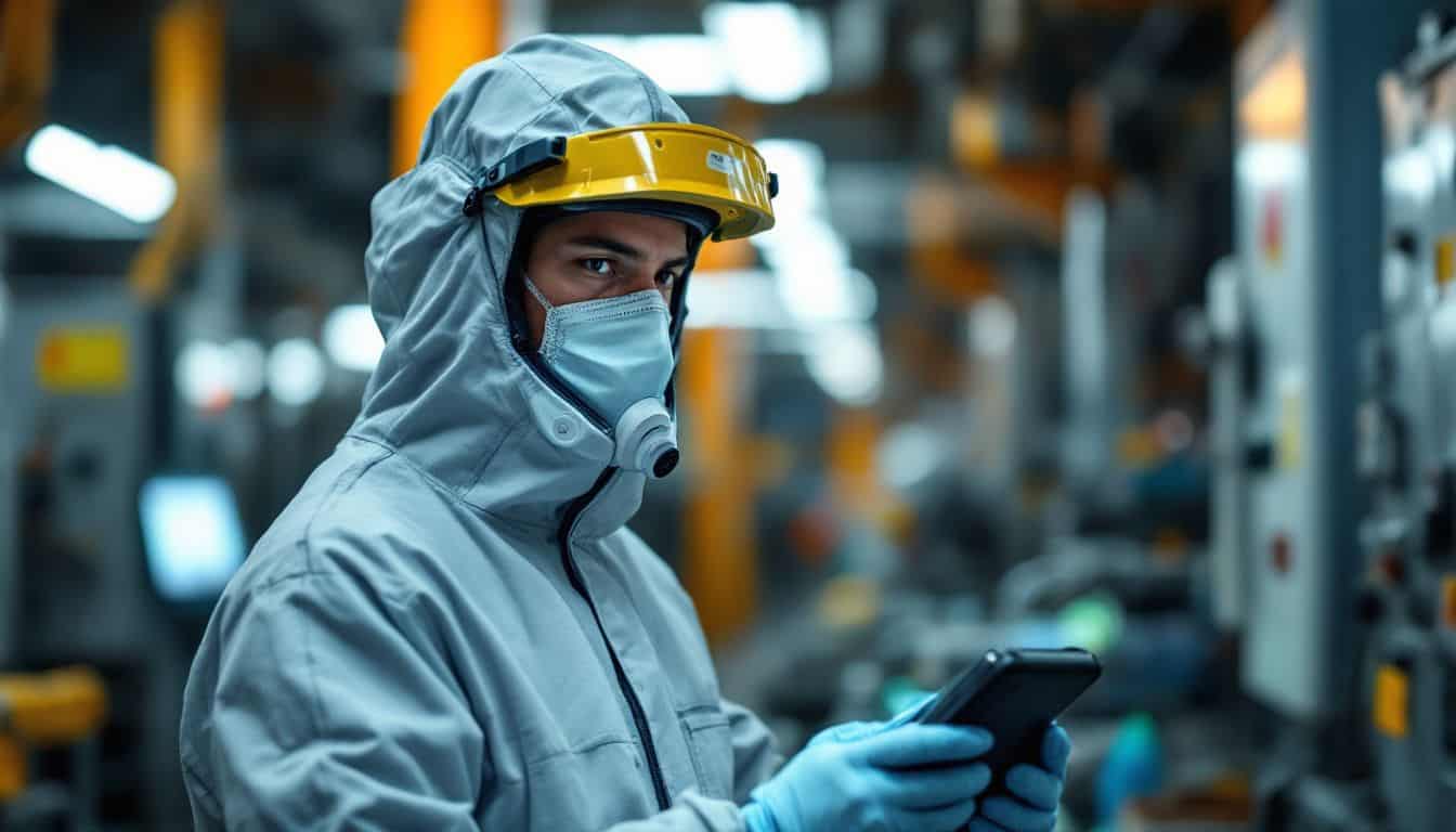 How have advancements in technology and safety procedures affected the risks of asbestos exposure in the aerospace industry?