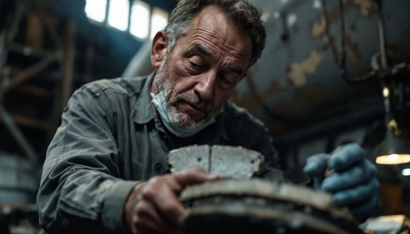 What are the main health concerns associated with asbestos exposure in the aerospace industry?