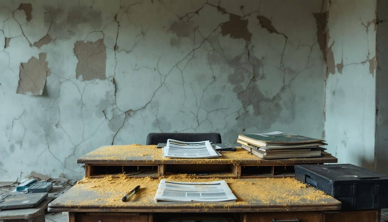 What impact does the presence of asbestos in an asbestos report have on insurance coverage?