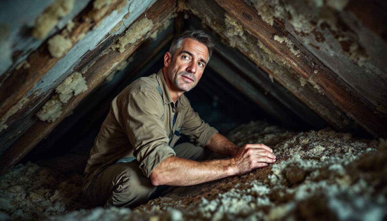 What is the purpose of an asbestos report in the management of historic buildings?