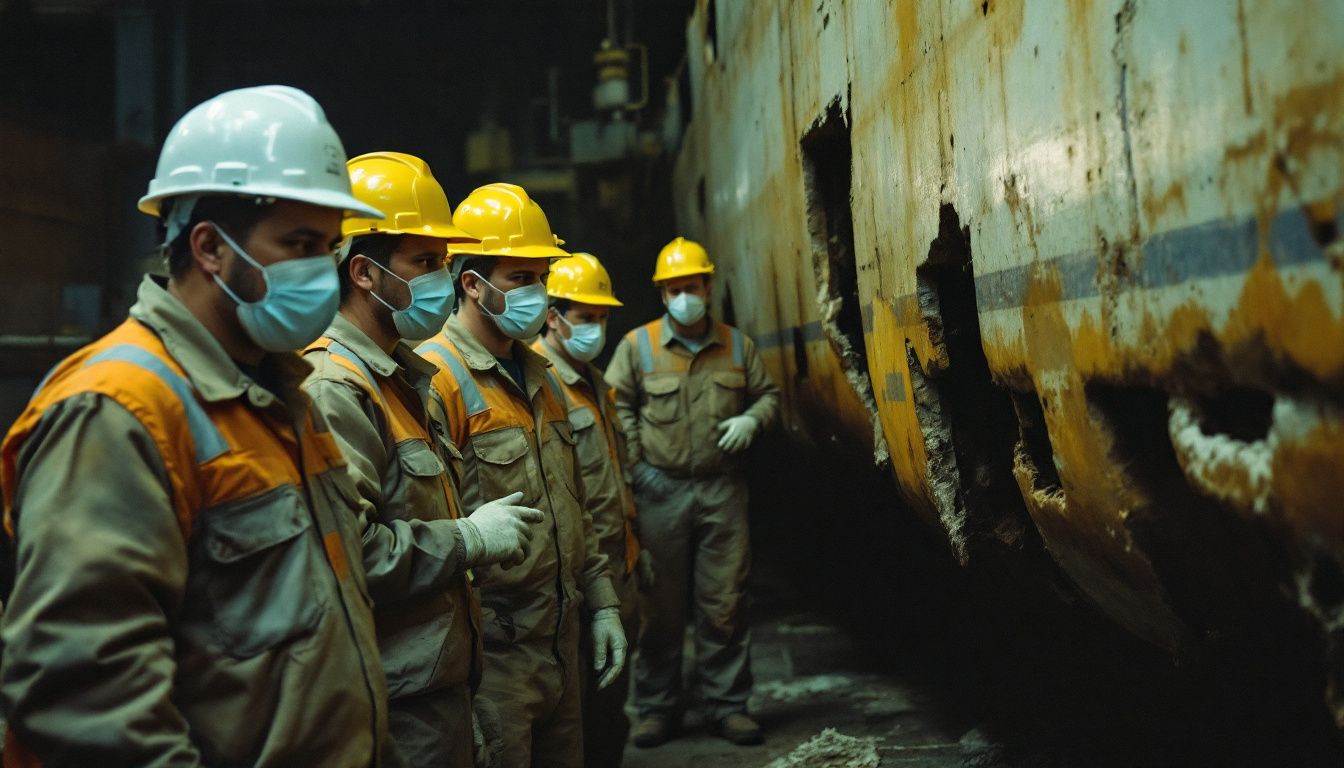 Asbestos Exposure in Shipbuilding: Challenges Faced by Industry Workers