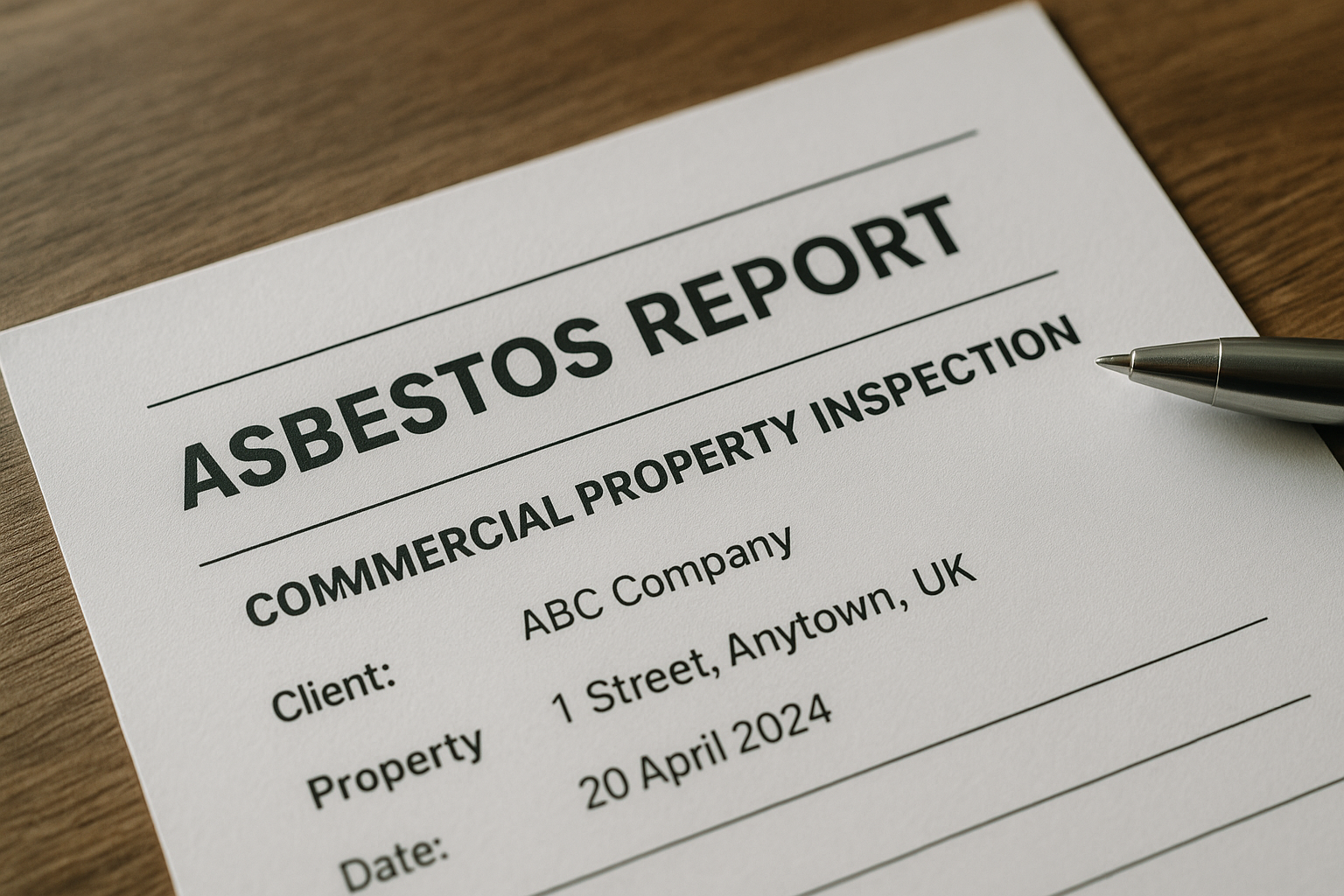 asbestos report for commercial property - The Significance of Asbestos Surveys for