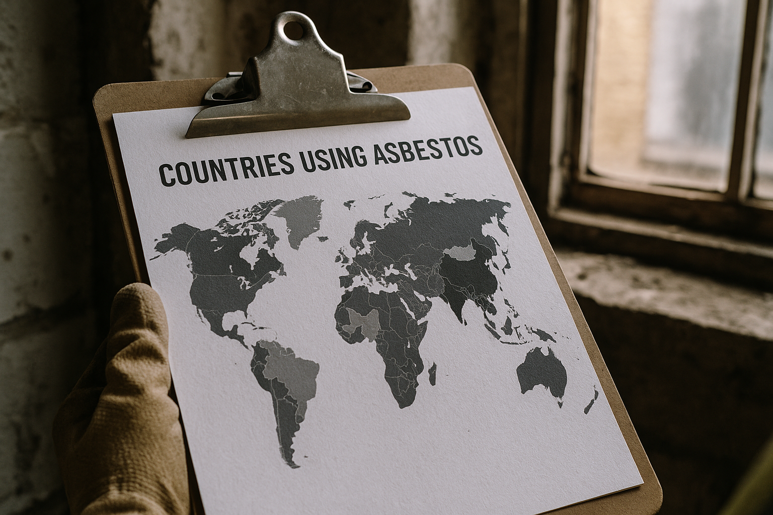 what countries still use asbestos - In which countries has asbestos been use