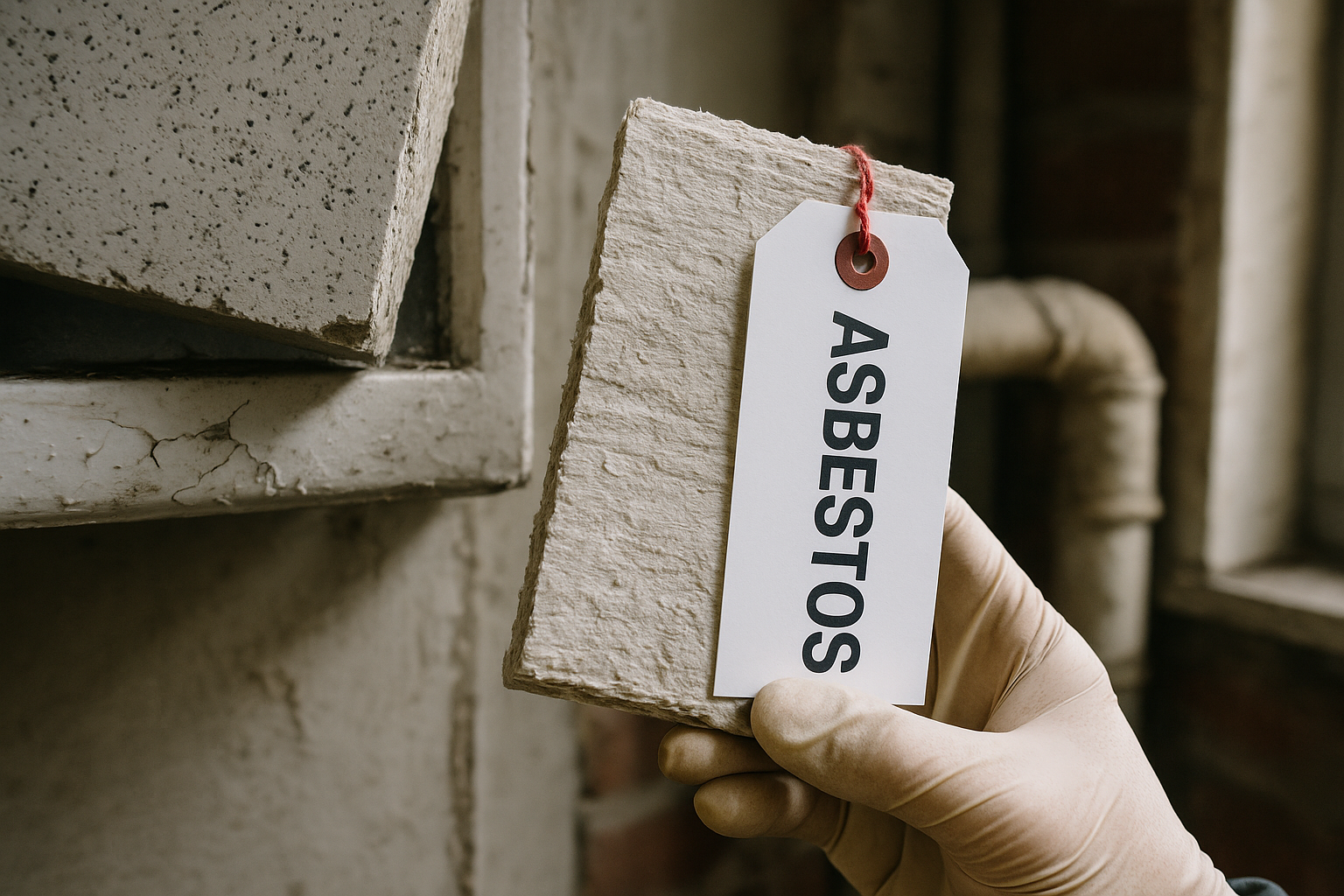 in a building some materials that are suspected to contain asbestos can be positively identified - How should you handle suspected asbestos