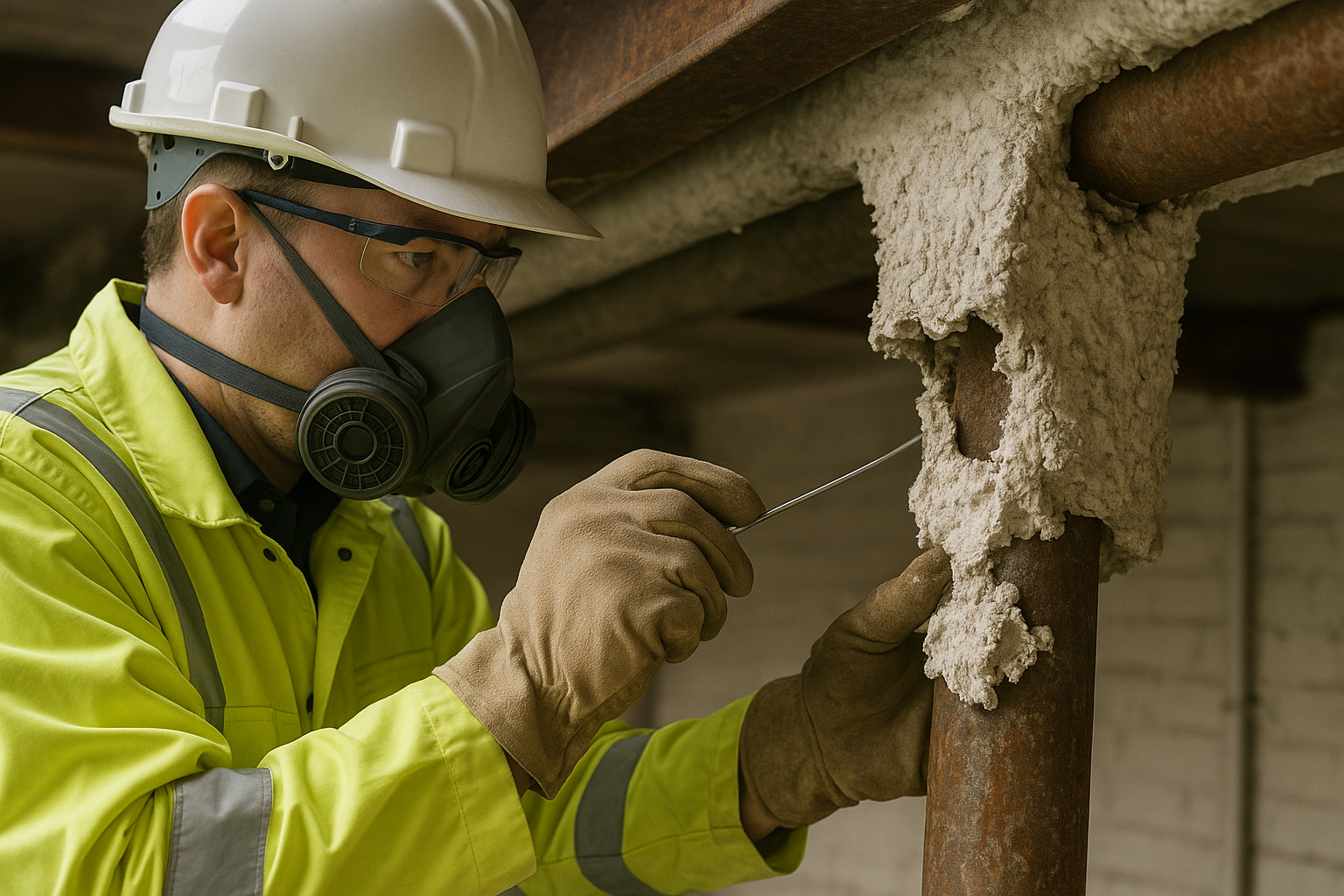 asbestos insulation - What are the risks associated with livin