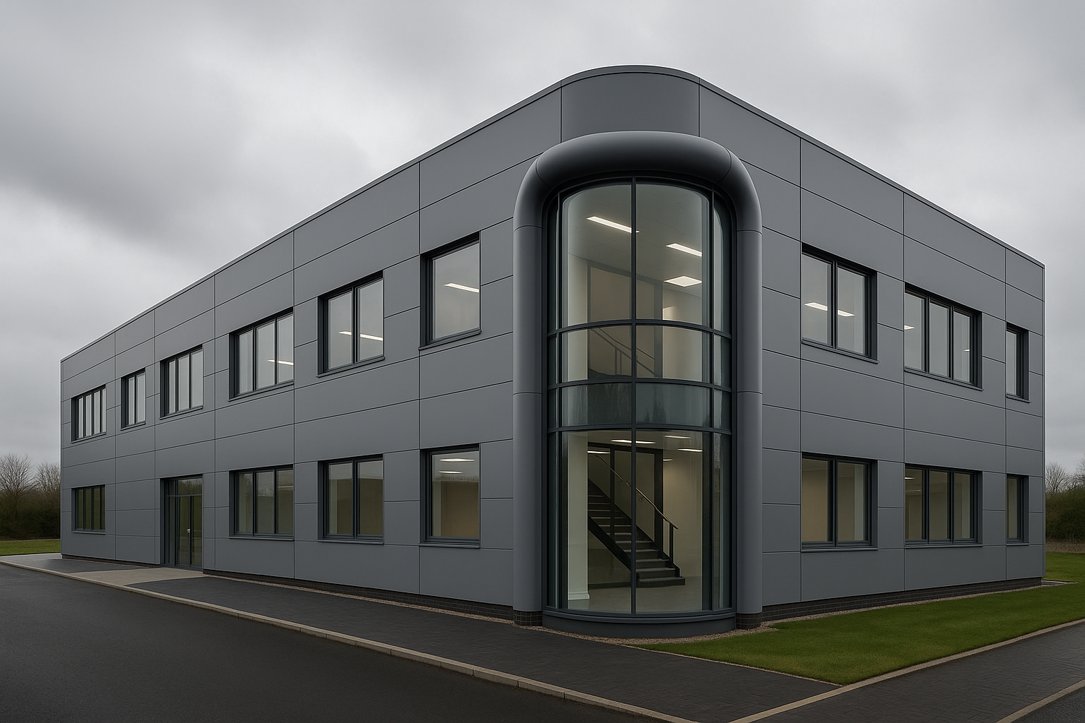 Are there any long-term effects on the lungs after exposure to asbestos, beyond the risk of lung cancer?