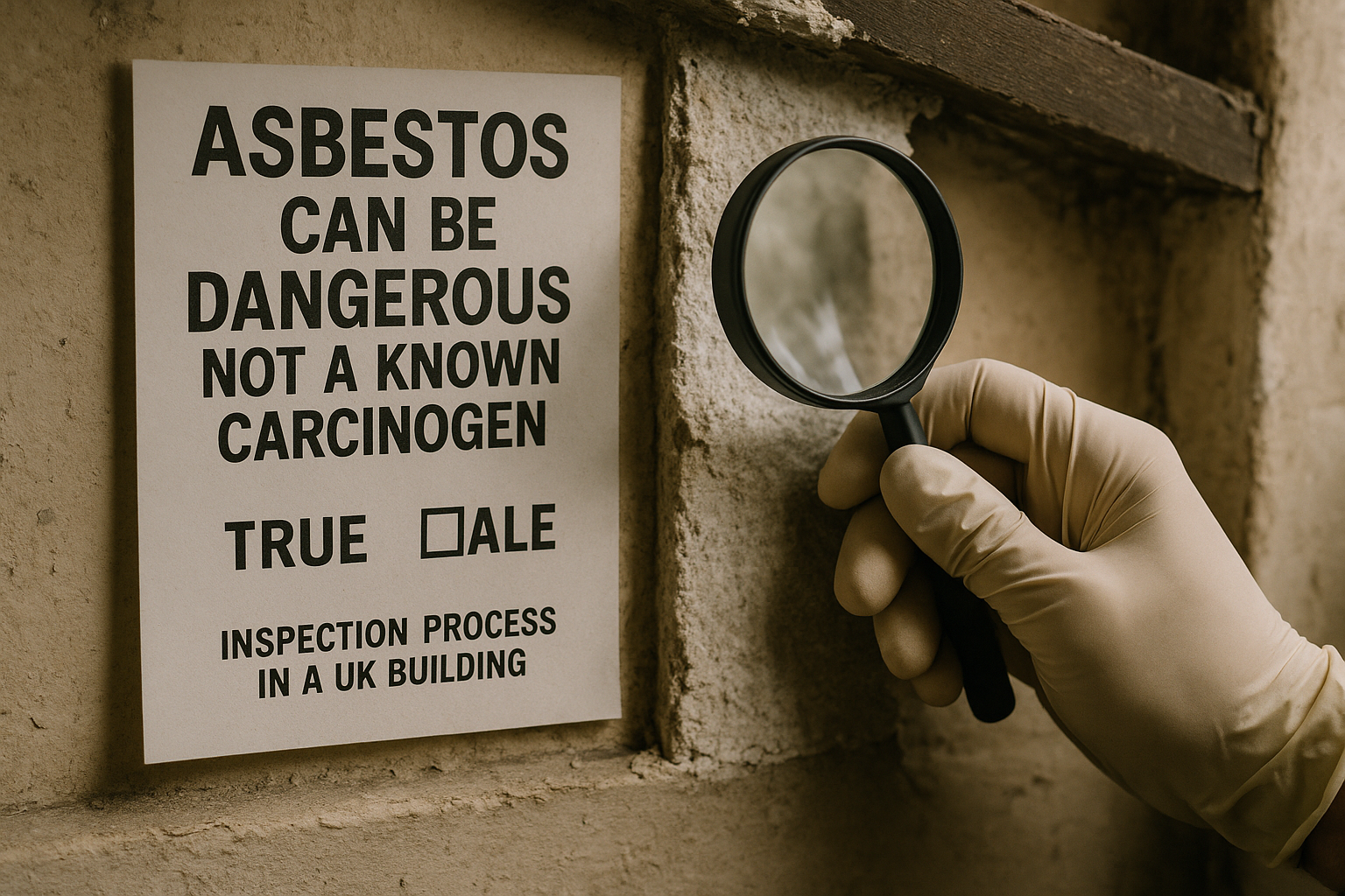 asbestos can be dangerous but is not a known carcinogen. true false - Is there a misconception that only certa