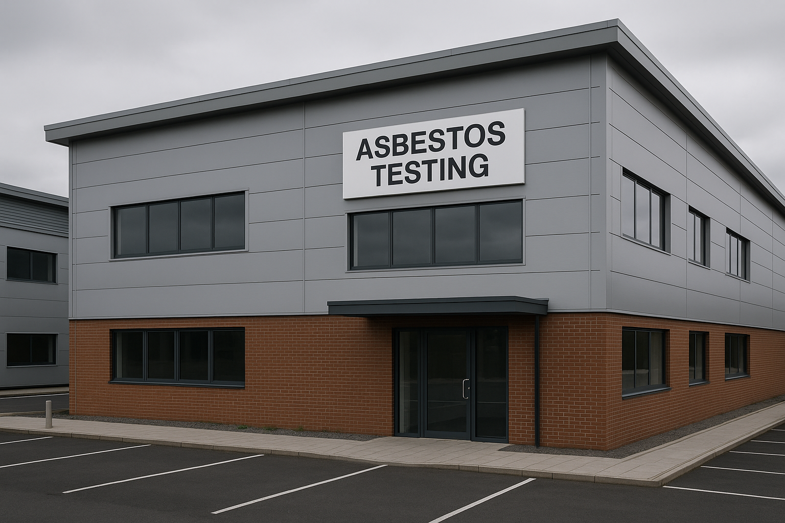 How is asbestos testing typically performed?