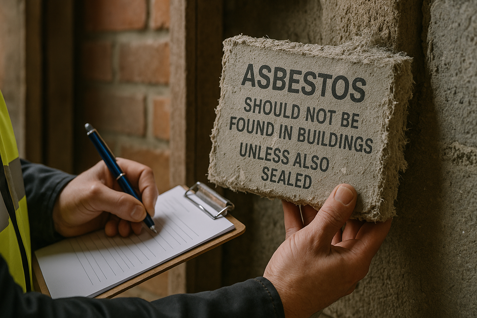 asbestos should not be found in buildings built - What happens if asbestos is found during