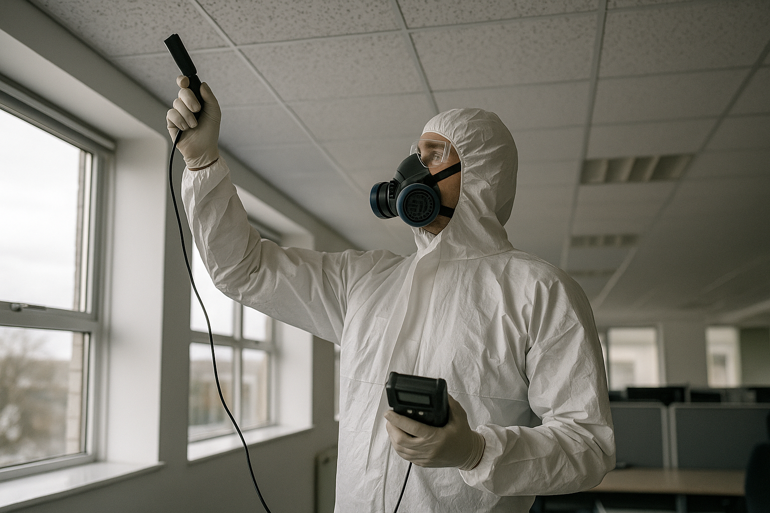 How frequently should an asbestos survey be updated or repeated?