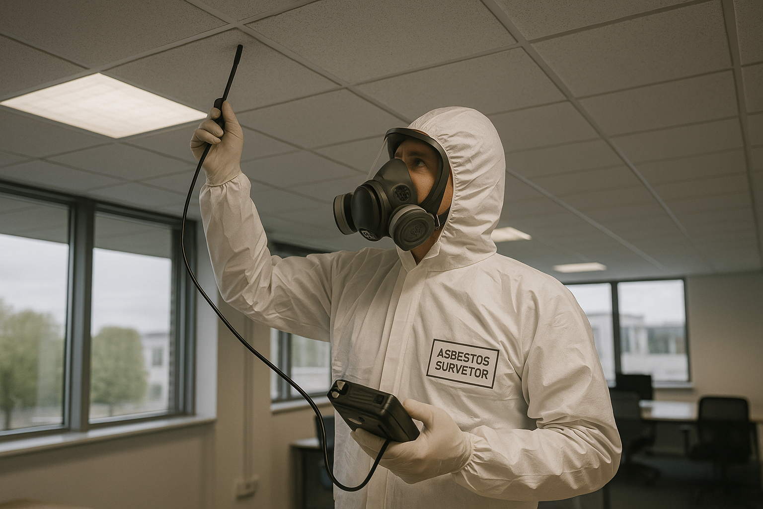 What factors are considered when developing an asbestos management plan?