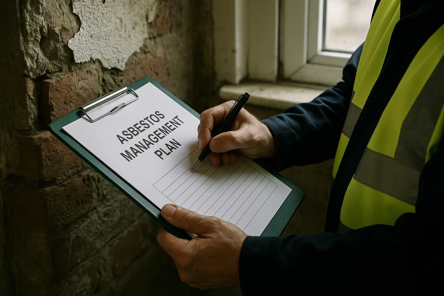 asbestos management plan - What factors are considered when develop