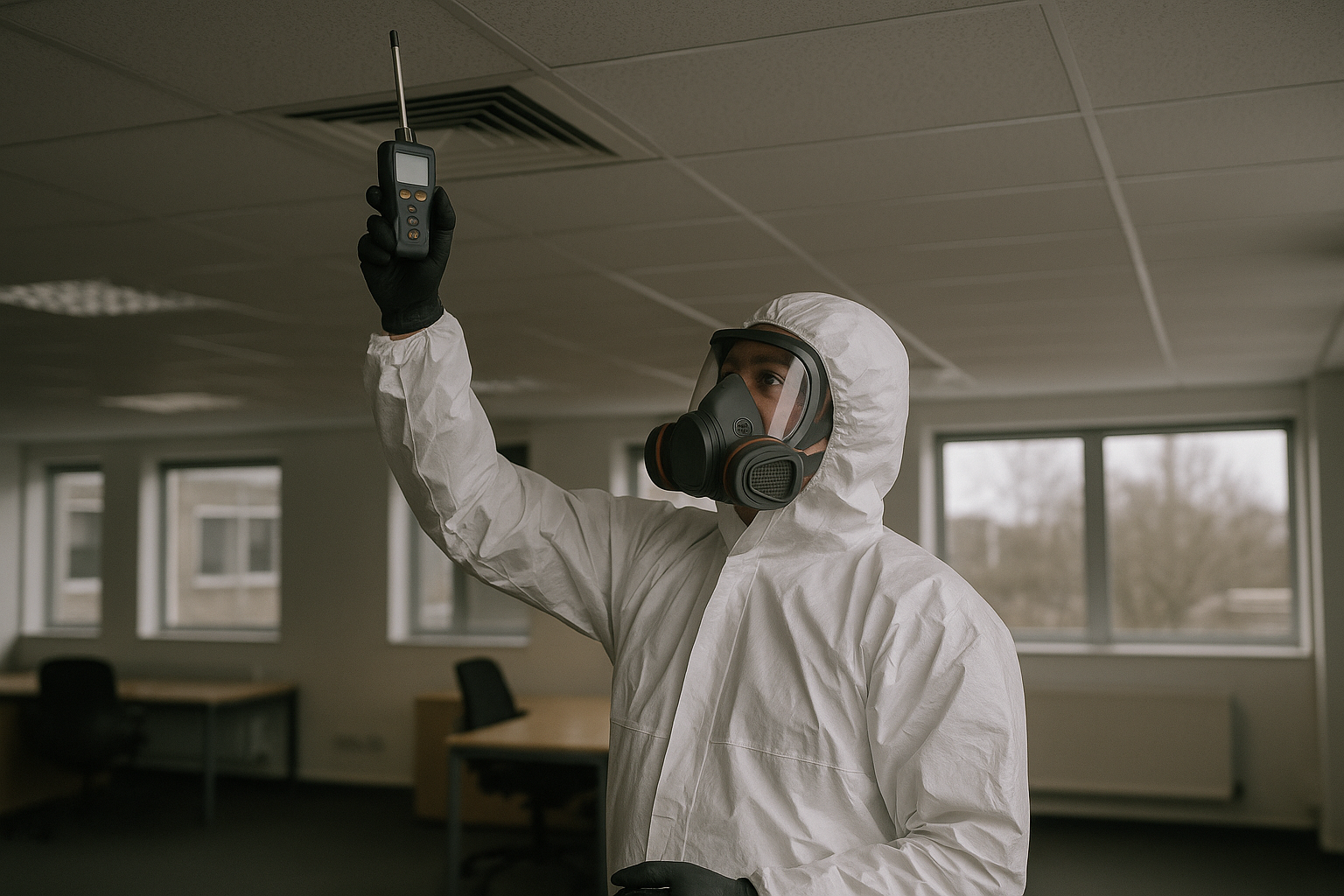 What factors are considered when developing an asbestos management plan?