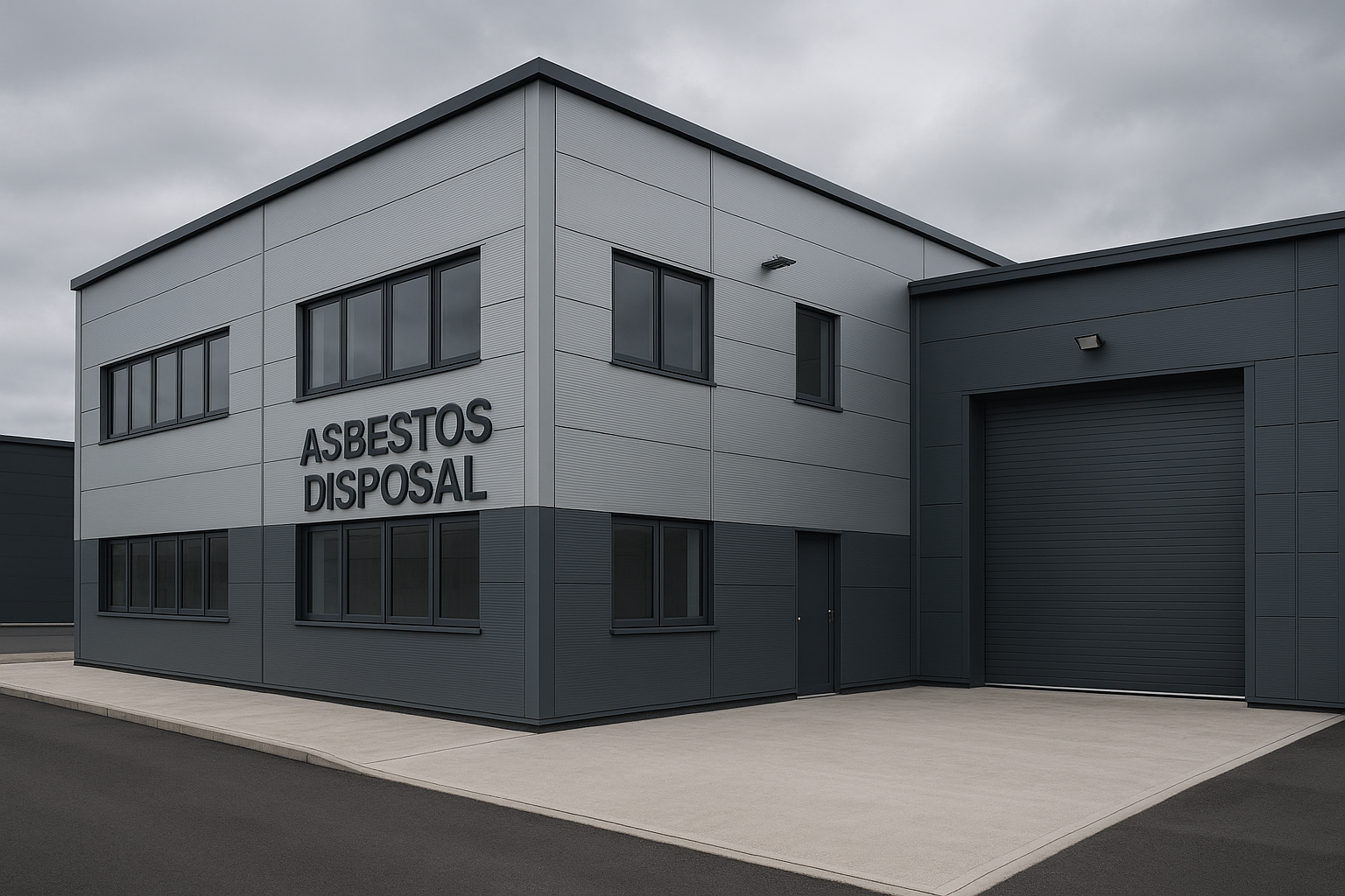 What are the specific rules and regulations for disposing of asbestos in the UK?
