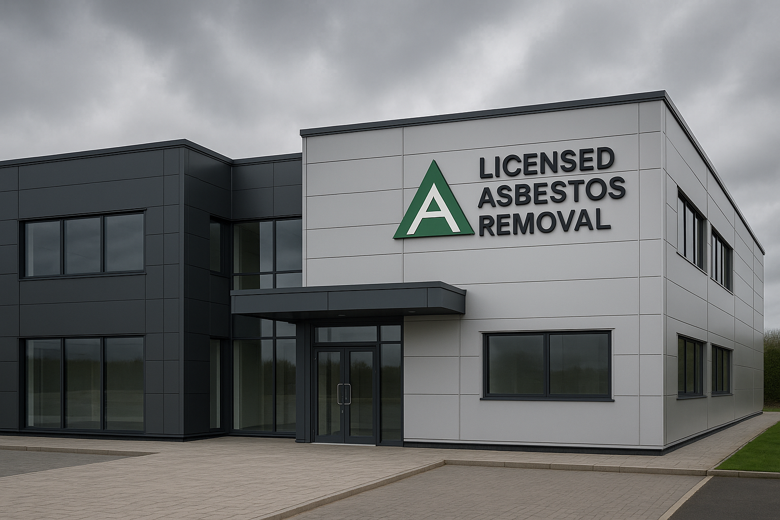 Do asbestos disposal companies need to be licensed or certified in the UK?