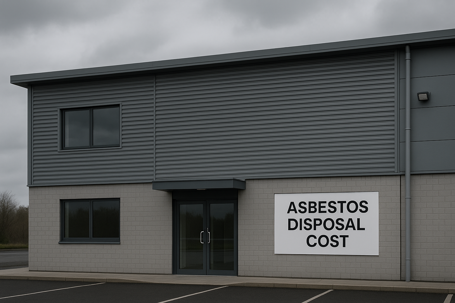 Are there any fees associated with disposing of asbestos in the UK?