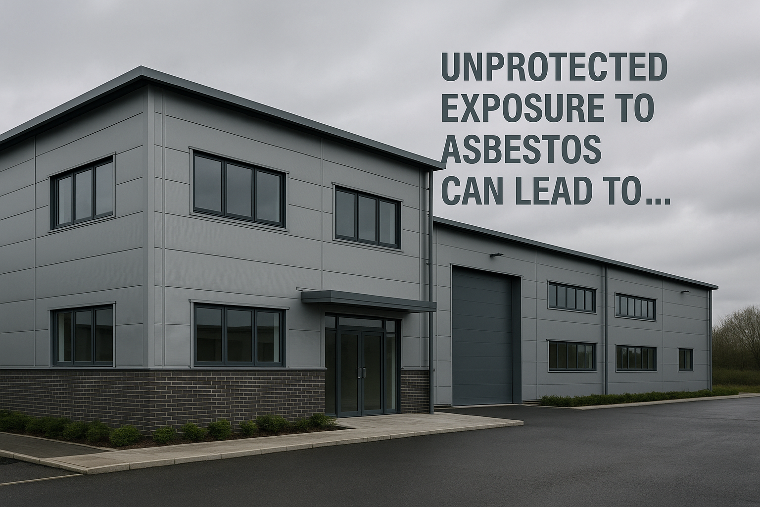 What are the long-term effects of secondhand exposure to asbestos?