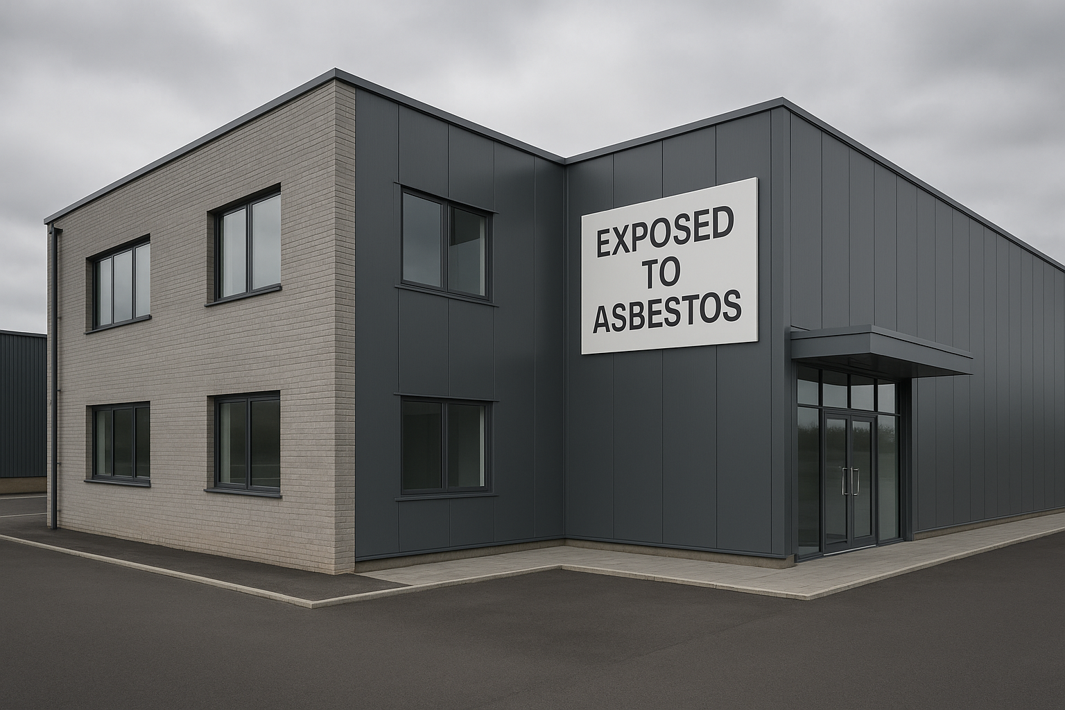 What measures should be taken for individuals who have been exposed to asbestos in the UK for an extended period?