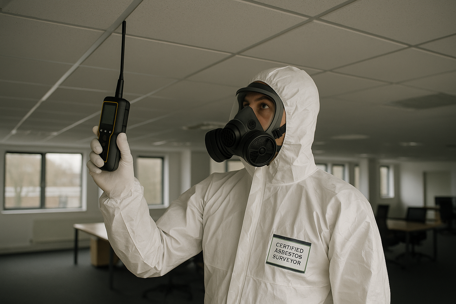 What are the differences between a visual inspection and a comprehensive asbestos survey?