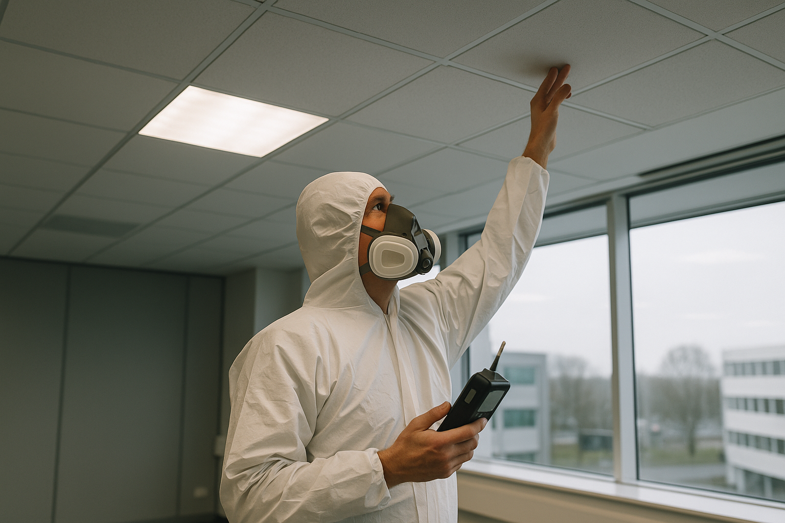 Who is responsible for ensuring that asbestos reports are regularly updated?