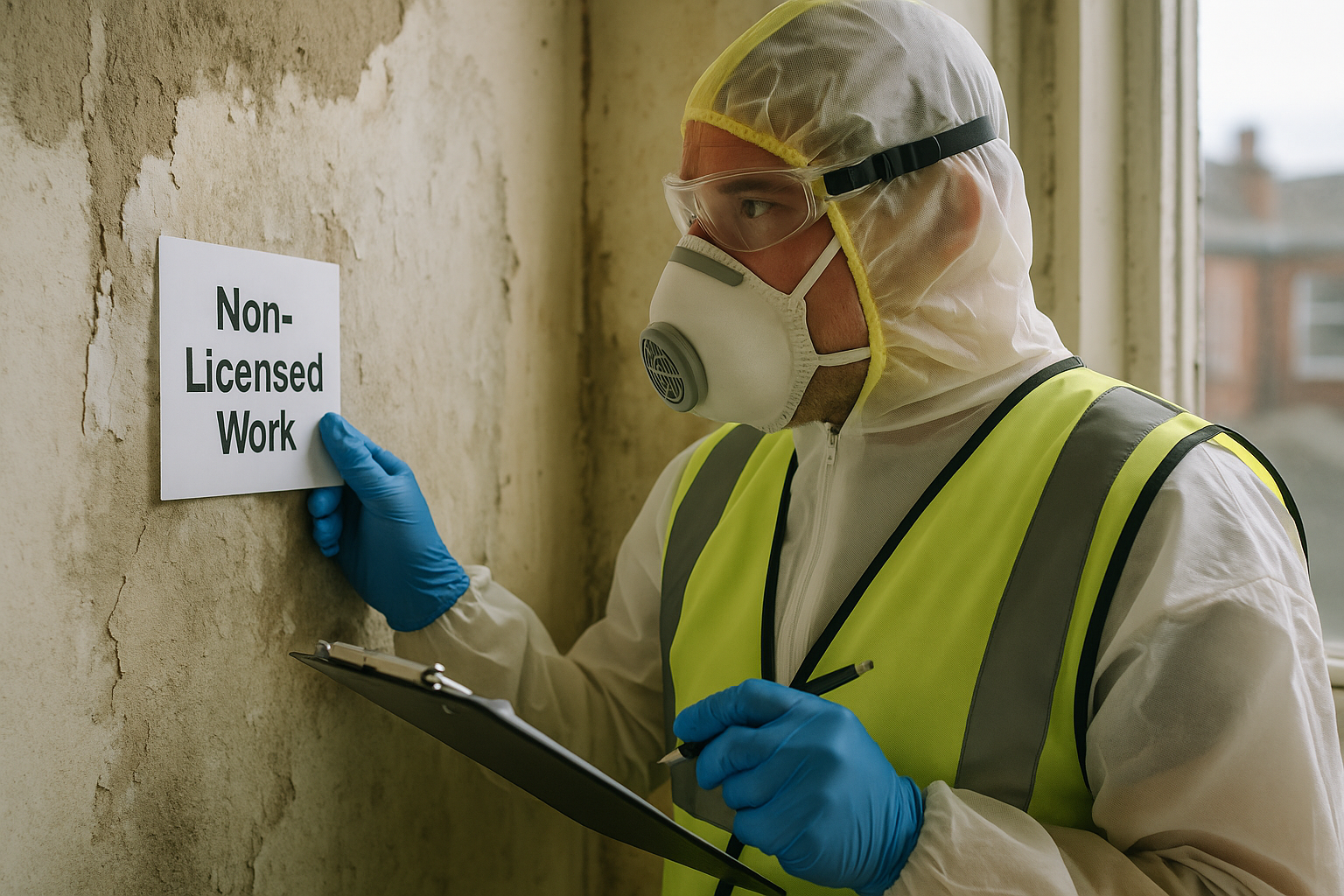 which category of work is the least dangerous according to the control of asbestos regulations? - Are there specific regulations for asbes